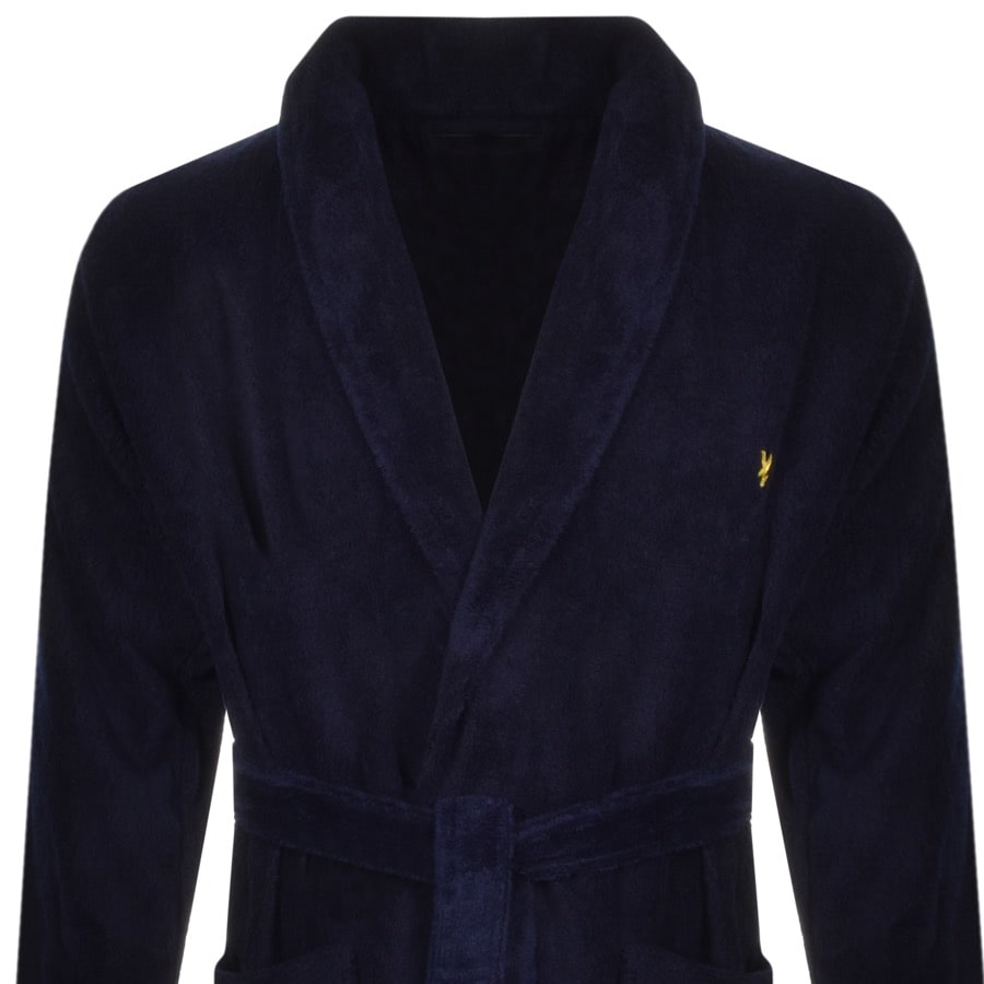Alternative Image for ProductLyle And Scott Lucas Dressing Gown Navy2